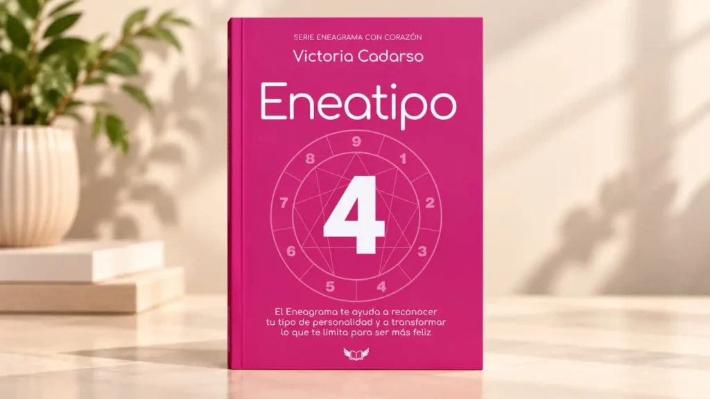Libro Eneatipo 4, el emocional, de Victoria Cadarso – colección Eneagrama con Corazón